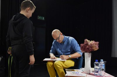 Okładka albumu: Z bajką za pan brat - spotknie z Panem Poetą